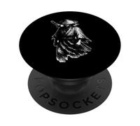 Ronin Wanderer Maestro de espadas japonés PopSockets PopGrip Adhesivo