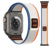 Ronkakar Trail Loop de Cuero Correa Compatible con Apple Watch Ultra 3 2 1 49mm 46mm 45mm 44mm Mujeres Hombres, Tejido Elástico Deporte Nylon Correas para iWatch Serie SE 3 2 SE 11 10 9 8 7 6 5 4
