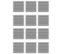 Ronlok 12 placas de espuma acústica autoadhesivas, 12 x 12 x 2 unidades, espuma absorbente de sonido, espuma insonorizada para estudios de grabación,