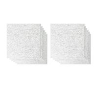 Ronlok 24 placas de absorción de sonido 12 x 12 x 0,4 almohadillas de aislamiento acústico para decoración de pared acústica