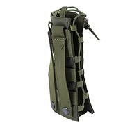 Ronlok Portabotellas táctico Bolsa de botella de agua de nylon Molle titular de botella de agua durable para ciclismo al libre - verde