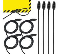 RONMOSNEA Tensor de equipaje para pizarra de advertencia de Italia, portabicicletas, 8 unidades, expansor, correas tensoras, 100 cm, para bicicletas, motocicletas, lienzos, cuerdas tensoras, camping