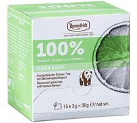 Ronnefeldt 100% Lemon Green - Té verde orgánico con sabor a limón, 15 bolsitas de té de 2 g, 30 g | Orgánico | Vegano | Eco-friendly, cantidad: 1 unidad