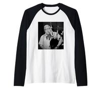 Ronnie Barker The Two Ronnies Comedy Legend por Dick Barnatt Camiseta Manga Raglan