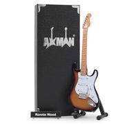 Ronnie Wood (The Rolling Stones) - Guitarra en Miniatura - Regalos Musicales - Adorno Hecho a Mano