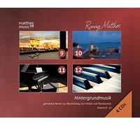 Ronny Matthes - Hintergrundmusik: Vol. 9 - 12 (4 CDs) - Gemafreie Musik zur Beschallung von Hotels und Restaurants (Klaviermusik, Jazz & moderne Klassik) [Royalty Free Background Music]