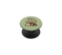 Ronroneo Y Puzzle Sociedad Amante De Los Gatos PopSockets PopGrip Adhesivo