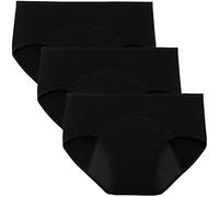 Ronronner Bragas Menstruales Mujer Chicas Grandes Algodón，Bragas a Prueba de Fugas Mujer Braguitas menstruales supersuaves Pack de 3