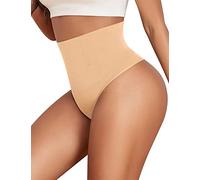 Ronronner Braguitas Faja Tanga Invisible, Transpirable y Cómodo, Control Barriga Vientre para Body Shaper Braga Levanta Glúteos Postparto Shapewear