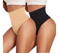 Ronronner Braguitas Faja Tanga Invisible, Transpirable y Cómodo, Control Barriga Vientre para Body Shaper Braga Levanta Glúteos Postparto Shapewear