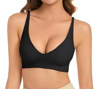 Ronronner Sujetador Mujer Sujetadores sin Costuras Bralette sin Aros Bra Básico Push Up Sujetadores,Sujetador Sin Aro Bralette Acolchado para Mujer, Correas de sueño, Sujetador sin Costuras