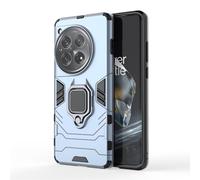 RonRun Funda para OnePlus 12, Carcasa de PC + TPU Antigolpes Anticaídas Antiarañazos con Anillo Giratorio para Soporte Magnético de Coche, Case Compatible con OnePlus 12 Azul Marino