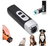 ronsalo Perro ultrasónico, antiladridos, nuevo dispositivo antiladridos 2025 con pantalla HD, linterna LED y emisores sónicos, carga tipo C, batería larga de 800 mAh, uso en interiores y exteriores