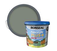 Ronseal RSLFLPPCF5L 5 Litro Valla Vida Plus Pintura - Aciano - Salvia, 5L