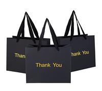 Ronvir 25 bolsas de regalo Thank You pequeñas de 8.6 x 3.9 x 7 pulgadas