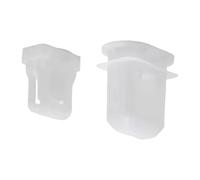 Ronyme 2 clips para almohadilla de cojín de asiento trasero. Sujeción de hebilla de asiento trasero. Reemplaza los clips de ojal para 72693-12080.