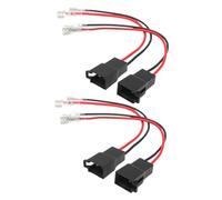 Ronyme 2 pares de conectores de arnés de cables de Cable adaptador de altavoz, arneses de cableado de Audio de reparación de PC2-805 accesorios automotrices