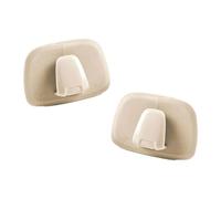 Ronyme 2 piezas de ganchos de techo para coche, gancho para colgar ropa, embellecedor de gancho PP, accesorios para coche, accesorios automotrices, beige