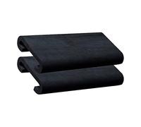 Ronyme 2 Piezas Dragon Boat Paddle Seat Pad, protección del cojín del Asiento EVA en Forma de U Dragon Boat Saddle Paddle para al Aire Libre Kayak Rower Boat, Negro