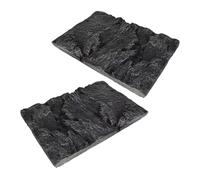 Ronyme 2X Fondo de Pared 3D para Acuario de Roca, Fondos para Reptiles, Tortugas y Ranas arbóreas