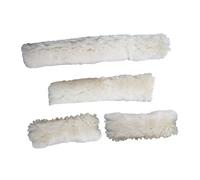 Ronyme 4 Fundas de Cabestro para Caballos, Tubos de Peluche, Ecuestre, envolturas de Repuesto Transpirables para Remolque, Entrenamiento Diario, Beige