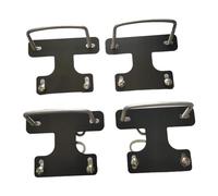 Ronyme 4X Abrazaderas de Perno en U para Caja de Techo genéricas, Abrazaderas para portaequipajes de Carga en para Exteriores