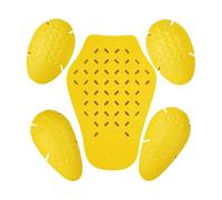 Ronyme 5 Piezas Almohadilla EVA para Ropa Motocicleta Ligero Ergonómico con Ventilación Antichoque Juego Almohadillas Espalda, Codo y Hombro