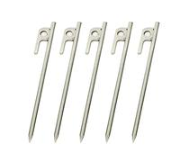 Ronyme 5 Piezas Estaca de Tienda Clavo Cuerda Y Línea con Material de Alta Resistencia Y Diseño Ergonómico Adecuada para Senderismo Jardín Camping Y Montaje, 20cm