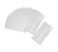 Ronyme 50 Bolsas solubles en Agua de PVA, multifunción, Transparentes, para Almacenamiento de Aparejos de Pesca, para Carpas, ríos, embalses de Agua, 12 X 6 Cm