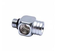Ronyme Adaptador de Buceo Regulador Válvula Din 7/16 Alta Presión Múltiple Latón Resistente Diseño de Puertos para Conexiones Ordenadas Adecuado para