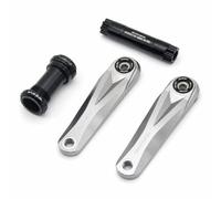 Ronyme Aleación Aluminio con Diseño Fresado y Ensamblaje Completo para Pedaleo Suave Acuada para Ciclismo Montaña