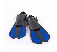 Ronyme Aletas de Natación para Adulto con Diseño sin Talón y Paneles Moldeados Correa Ajustable Propulsión Eficiente y Control Aerodinámico Cazoleta , Azul , S/MD