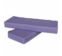 Ronyme Almohada Plegable con Soporte Firme para Cuello y Hombros Ial para Restaurativas Meditación Sentada y Uso Como Respaldo en Sesiones Pilates, Algodón+Lino Púrpura
