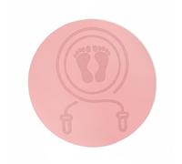 Ronyme Almohadilla Antideslizante para Ejercicio con Material TPE Suave Textura Estable Absorción Profesional de Impactos y Función de Reducir Sonidos, Rosa, 60x60x0.6cm