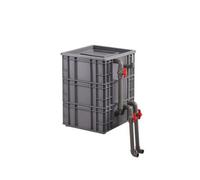 Ronyme Aquarium Filtration Unit Caja Depuradora de Agua Filtro Carcasa Módulo para Acuario con Mando Regulable de Corriente Estructura Conexiones para, Mediano 3 Capas