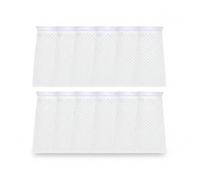 Ronyme Aquarium Media Pouch Bolsa de Malla Filtro de Acuario Calcetín de Filtración Saco para Medios Malla Tipo Panal de Alta Retención para Filtración