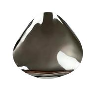 Ronyme Bandeja Industrial Placa Decorativa Centro de Mesa Frutero Cuenco Acabado Plateado Reflectante Curvatura Cóncava Elegante Apta para Sala de Estar Comedor Decoración Interior