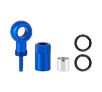 Ronyme Banjo de Freno Hidráulico para Bicicleta Kit Inserto Tubo Adaptador Freno Disco Oliva Tuerca Anillo Sellado Material Resistente Al Desgaste Compatible, Azul