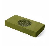 Ronyme Bloque de Bloque de Estiramiento de Pilates Accesorio de Fitness con EVA Resistente Soporte para Alineación y Altura Textura Antideslizante Adecuado, Verde