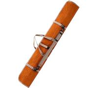 Ronyme Bolsa de cañas de Pescar Estuche de Transporte de Viaje Bolsa de Transporte Impermeable de Nylon Bolsa de protección al Aire Libre Correa Ajustable, Naranja 1,5 m