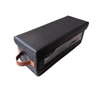 Ronyme Caja de Almacenamiento de CD, Organizador de Estantería para Películas, Práctico Estuche Plegable para Discos de Videojuegos, DVD, Soporte de Almacenamiento