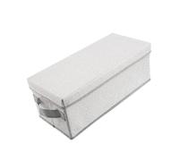 Ronyme Caja de Almacenamiento de CD y DVD, Organizador portátil Multiusos con y Tapa para Audio y música de Oficina, Gris