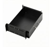 Ronyme Cajón Metálico para Rack 19 Pulgadas con Rieles slizamiento para Gabinete Servidor Almacenamiento Organizado para Herramientas y Accesorios s Acuado para Centro Datos y Res, Abierto
