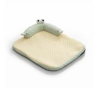 Ronyme Cama para Mascotas Cama Colchoneta, Monstruo De Ojos Grandes Verde, S 45 35cm