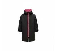 Ronyme Capa de Surf para Niños Toalla con Capucha Poncho de Cambio Abrigo Resistente al Viento Interior de Felpa Adecuada para, Negro-Rosa, Numeric_100, Tall