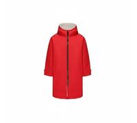 Ronyme Capa de Surf para Niños Toalla con Capucha Poncho de Cambio Abrigo Resistente al Viento Interior de Felpa Adecuada para, Rojo Y Blanco Roto, Numeric_13, Tall