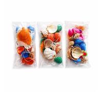 Ronyme Carillón de Marinas Decorativo, Kit de Materiales DIY para Campanilla de Viento de Concha Marina, Estilo mediterráneo