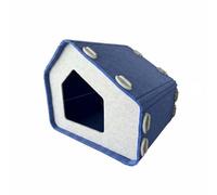 Ronyme Casa para Gato de Fieltro Cueva Cama Escondite con Zona Rascadora Integrada y Protegida contra Corrientes Que Mantiene Confort en Adecuada para Casa Estudio Regalo, Color to 1