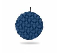 Ronyme Cojín Inflable Cojín de Asiento Portátil Almohadilla Redonda Compacta Colchoneta para Exterior Inflado Rápido Segundos y Peso Ligero Nylon 40D con TPU, 5 50 50CM, Azul Oscuro