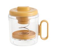 Ronyme Colador de Yogur con Tapa para Preparar Salsas Y Zumos, Naranja, Individual